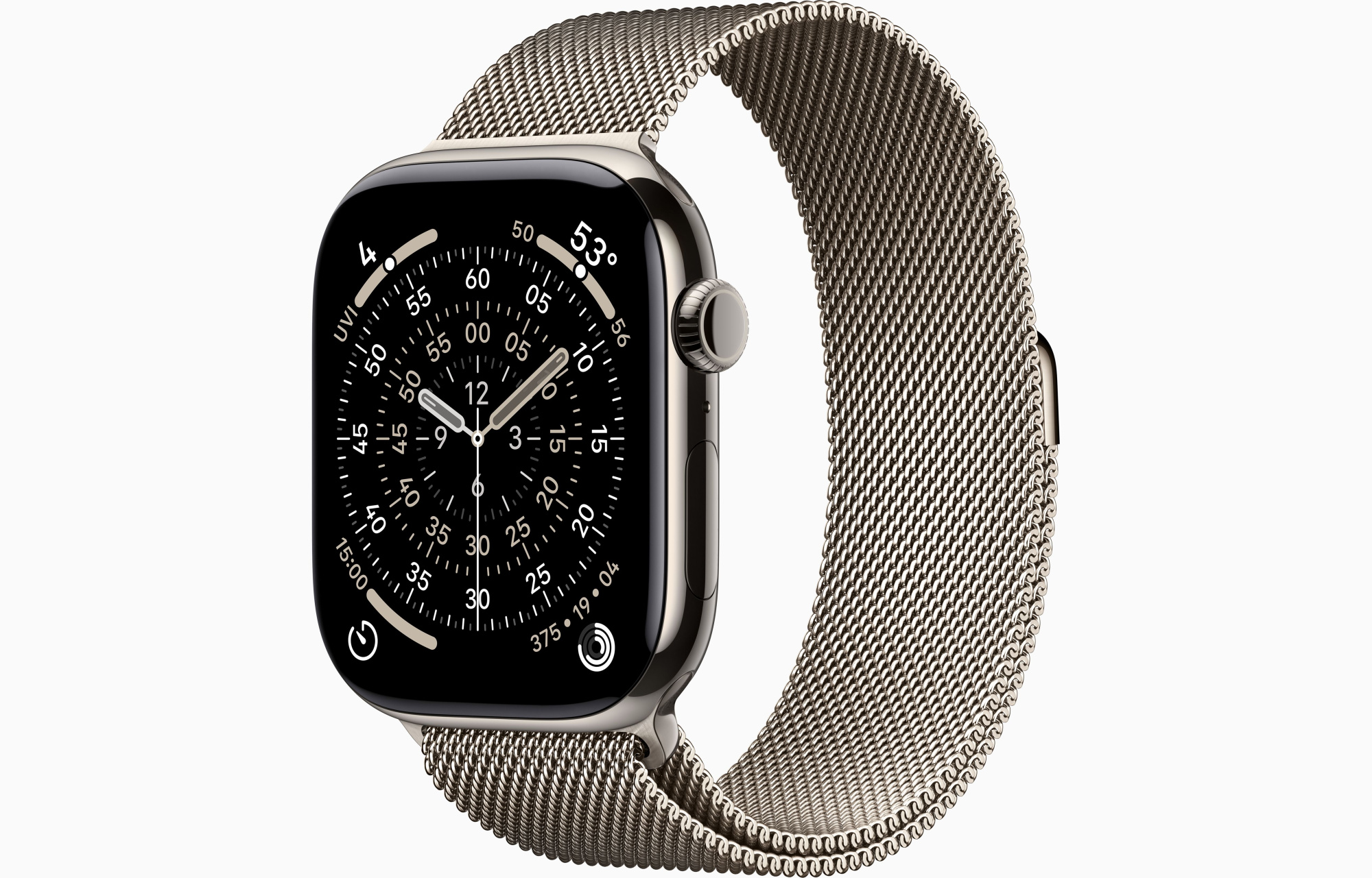 Умные часы Apple Watch Series 11 46mm (Natural Titanium Milanese Loop)