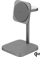 Беспроводное зарядное устройство uBear Evoke Wireless Charger Apple Watch Edition 15W (WL14SG31-AW) (Gray)