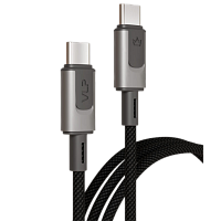 Дата-кабель VLP Force Line 100W USB-C + USB-C, 1.2m (Black)