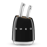 Набор ножей с подставкой SMEG KBSF02 (BL Черный)