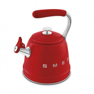 Чайник со свистком SMEG CKLW2001 (RD Красный)