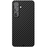 Чехол защитный VLP Kevlar Case с MagSafe для Samsung Galaxy S25 Plus (Black)